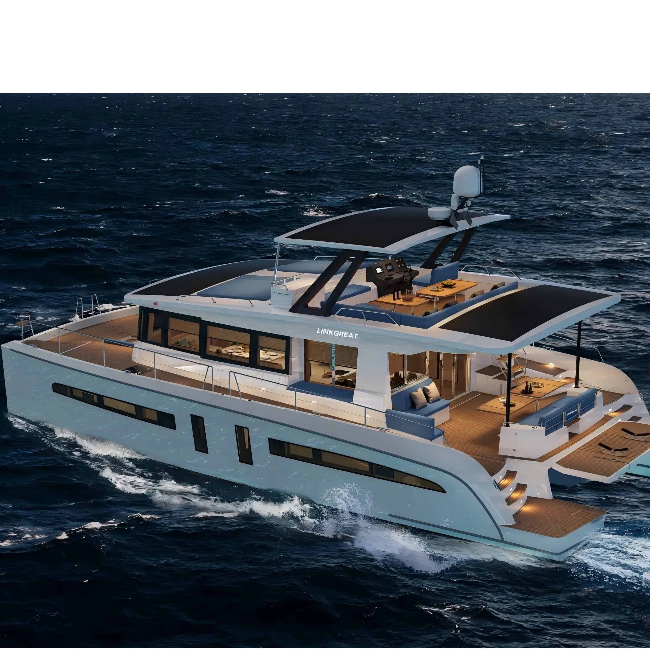55ft Power Catamaran Standard Configuration